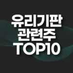 유리기판 관련주 TOP10(대장주,수혜주,테마주) 3 유리기판 관련주