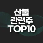 산불 관련주 TOP10(대장주,수혜주,소방 관련주) 6 산불 관련주 TOP10(대장주,수혜주,소방 관련주)