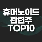 휴머노이드 로봇 관련주 추천 TOP10(대장주,수혜주) 5 휴머노이드 로봇 관련주 top10